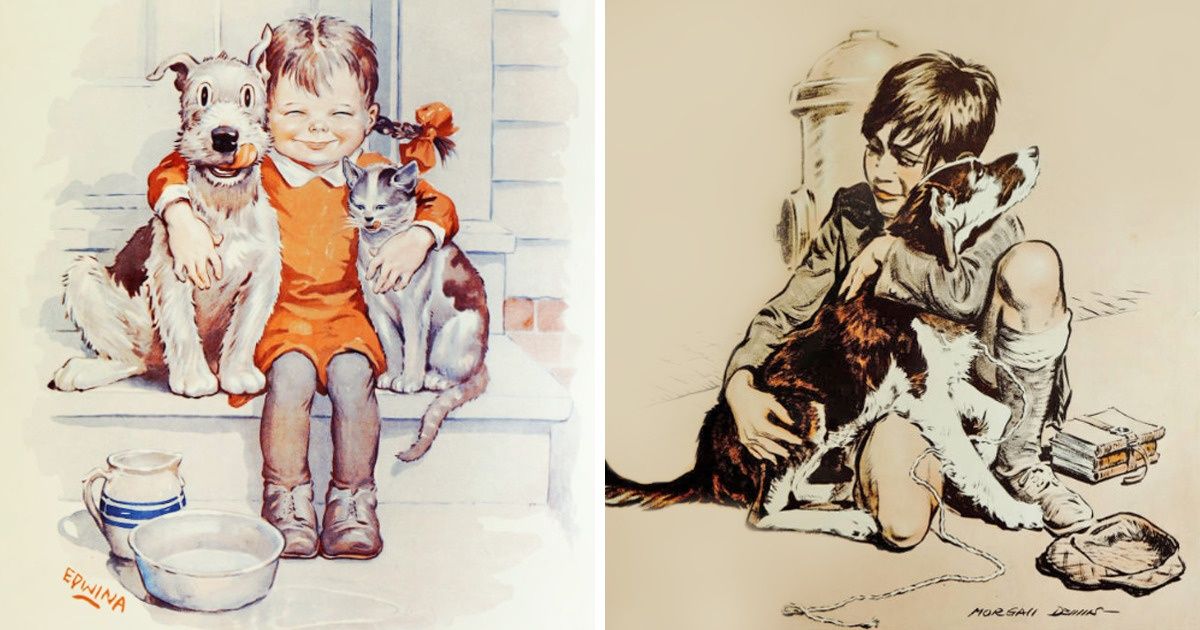 16 Cartazes de uma campanha que promovia a bondade em relação aos animais em 1930 16 Cartazes de uma campanha que promovia a bondade em relação aos animais em 1930