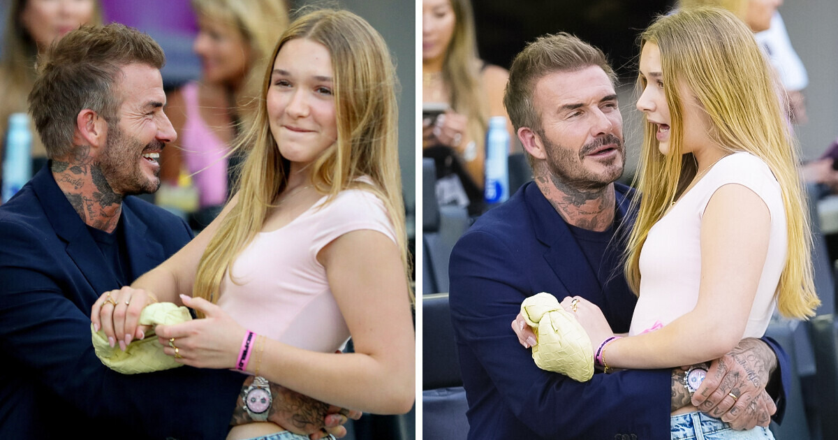 “Dignas de vergonha... Totalmente inapropriadas”, fotos de David Beckham com a filha Harper causam grande alvoroço “Dignas de vergonha... Totalmente inapropriadas”, fotos de David Beckham com a filha Harper causam grande alvoroço