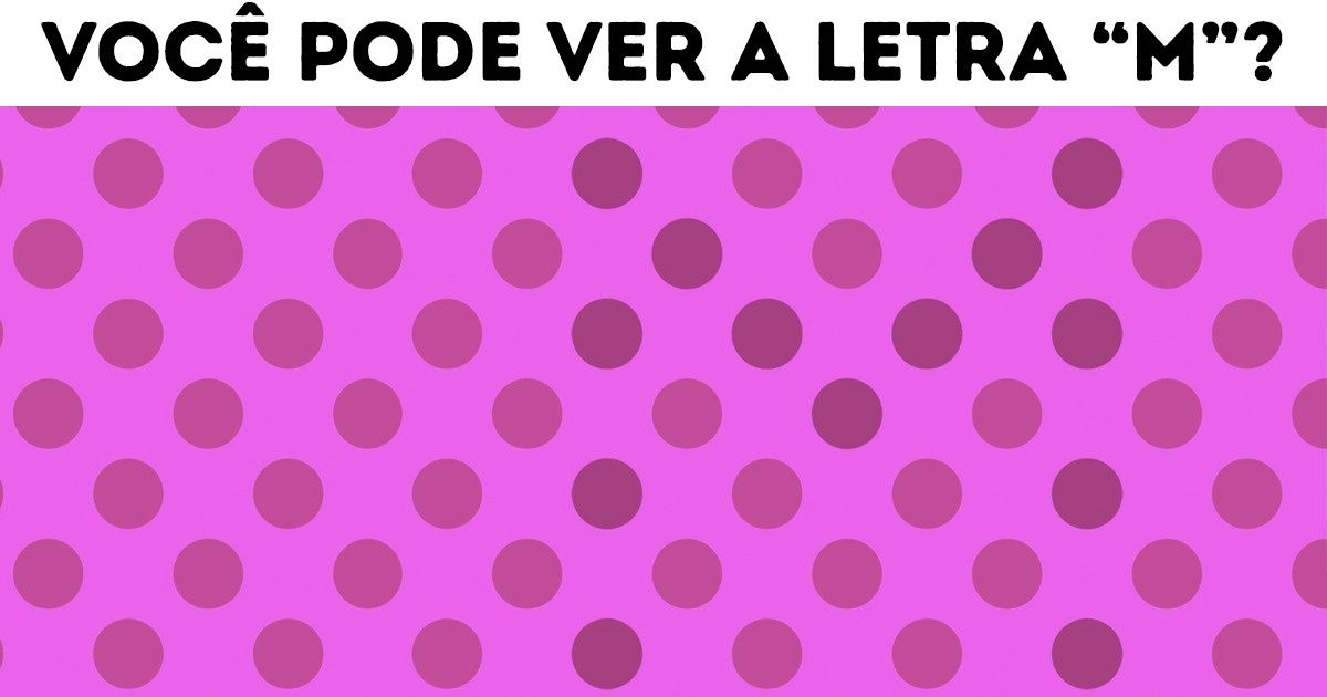 Teste: Resolva este desafio visual encontrando as letras e figuras ocultas nas imagens Teste: Resolva este desafio visual encontrando as letras e figuras ocultas nas imagens