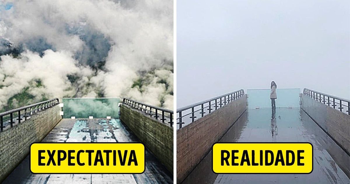 20+ Duros exemplos de que a realidade pode não coincidir com nossas expectativas