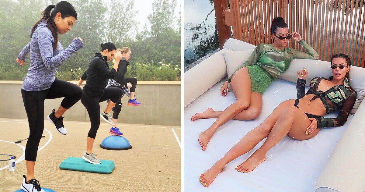 Treinadora das irmãs Kardashian revela qual é a rotina de dieta e exercícios que as deixa impecáveis Treinadora das irmãs Kardashian revela qual é a rotina de dieta e exercícios que as deixa impecáveis