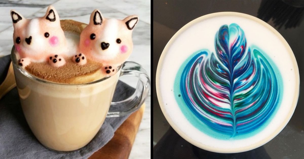 Baristas criam verdadeiras obras de arte em xícaras de café e conquistam a Internet