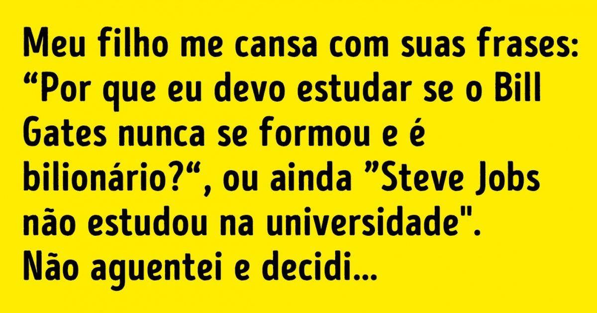 Curso superior não é 100% garantia de sucesso na vida