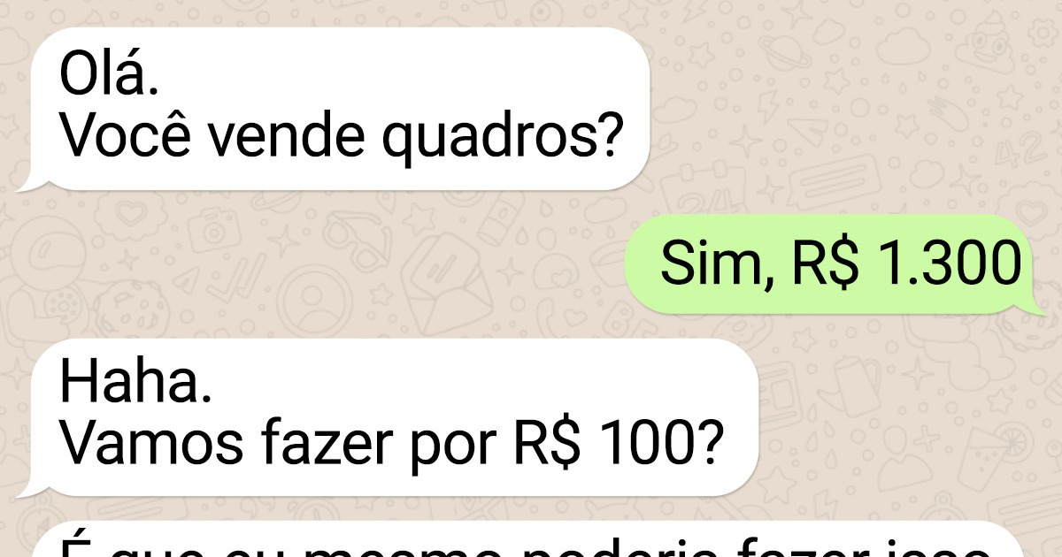 18 Diálogos entre vendedores e clientes que poderiam facilmente ter saído de um show de comédia