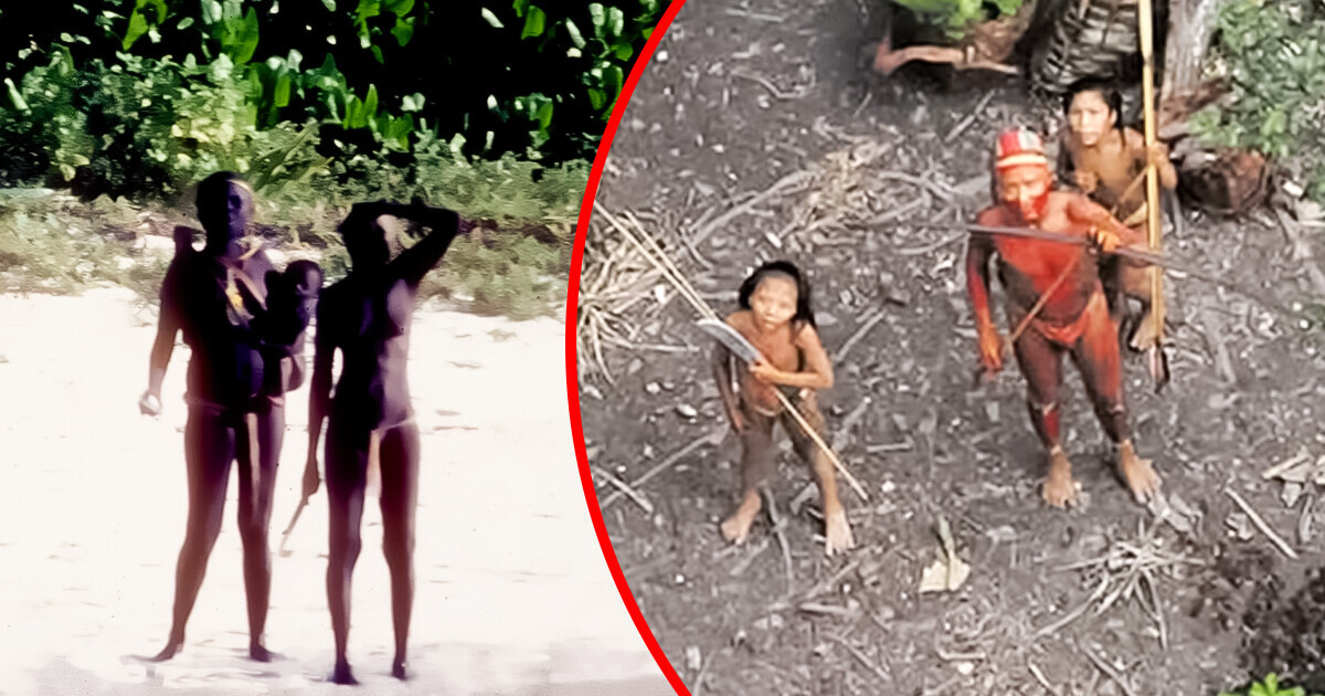 Drones revelam imagens únicas de comunidades desconectadas do mundo moderno Drones revelam imagens únicas de comunidades desconectadas do mundo moderno