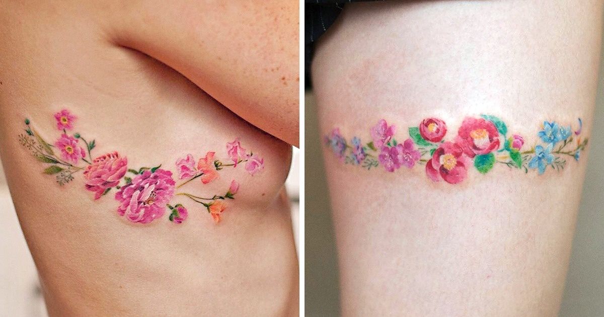 21 Ideias de tatuagens para quem adora a primavera e o sol