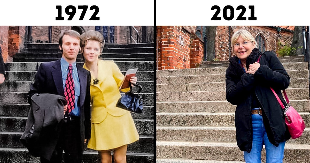 20 Antes e depois dos internautas que mostram a comovente passagem do tempo