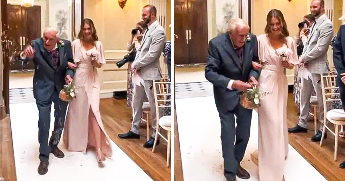 Idoso de 95 anos luta pela vida para cumprir a promessa de ser o pajem em cerimônia de casamento Idoso de 95 anos luta pela vida para cumprir a promessa de ser o pajem em cerimônia de casamento
