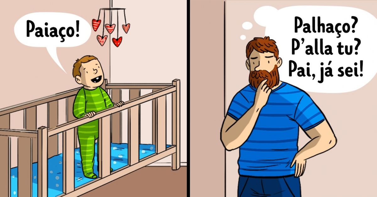 15 Comics que mostram o jeito masculino de educar os filhos
