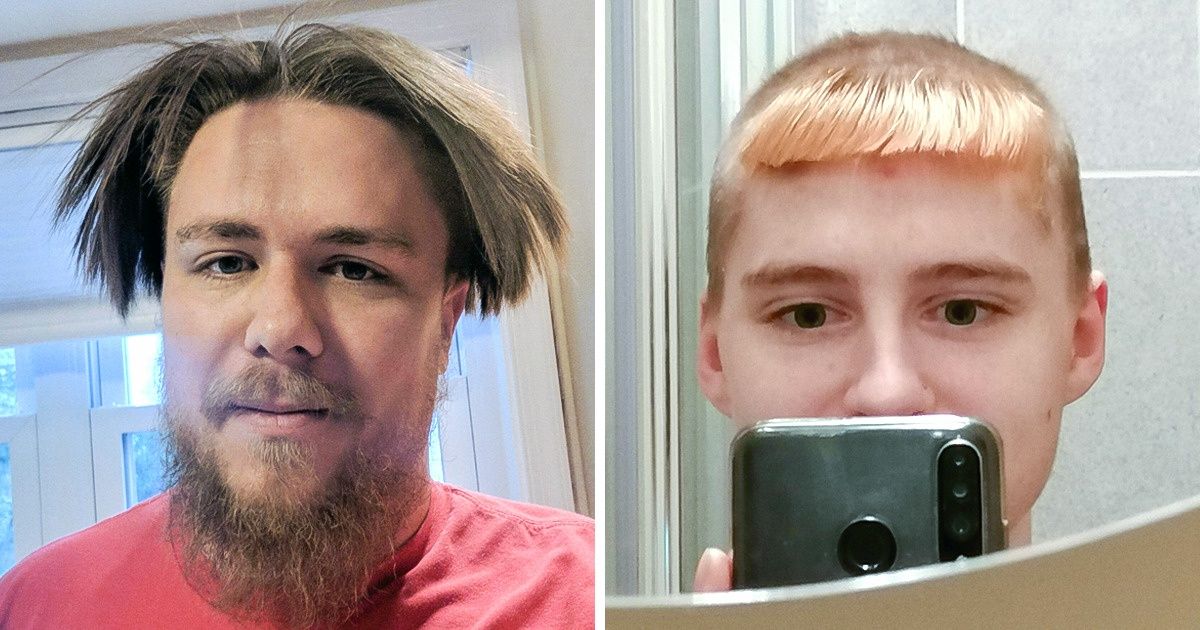 15 Fotos de pessoas que deveriam ficar longe dos seus cabeleireiros
