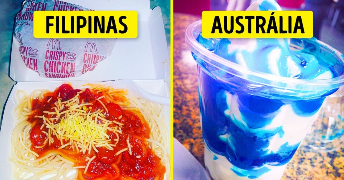 Pratos exclusivos do McDonald’s de cada país