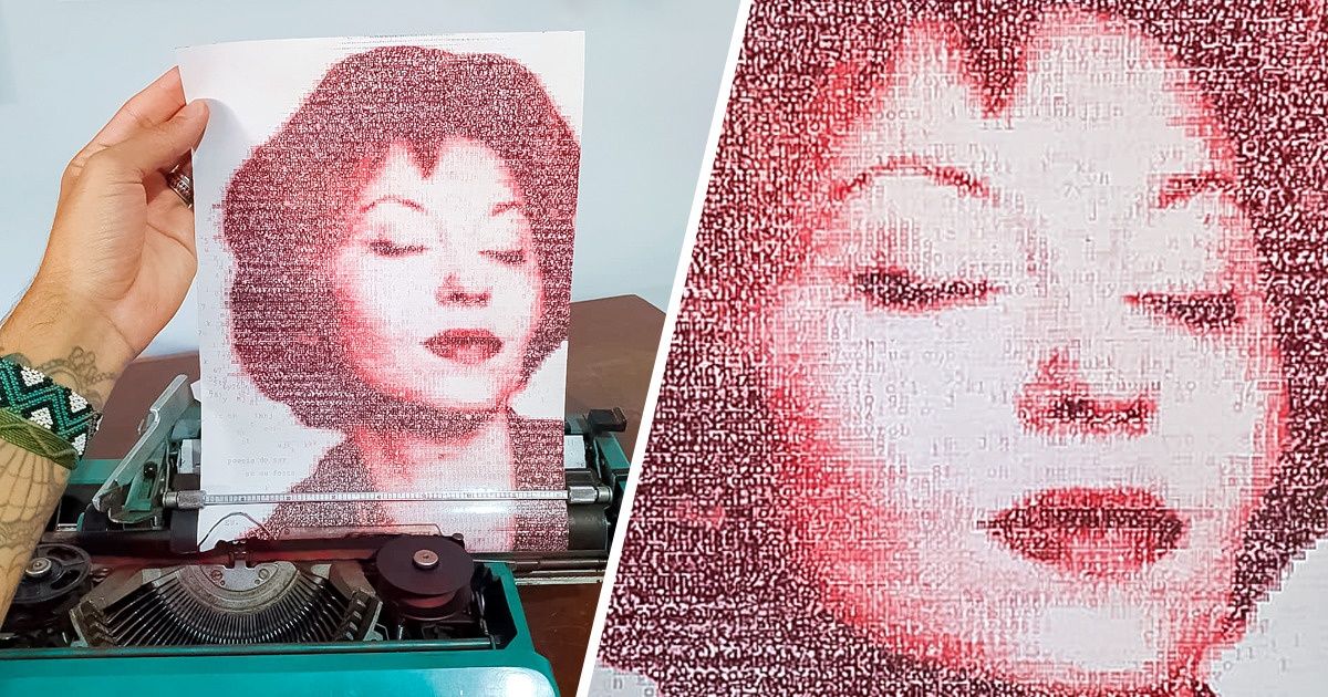 O brasileiro que decidiu criar delicadas obras de arte com uma máquina de escrever e tem encantado seguidores O brasileiro que decidiu criar delicadas obras de arte com uma máquina de escrever e tem encantado seguidores