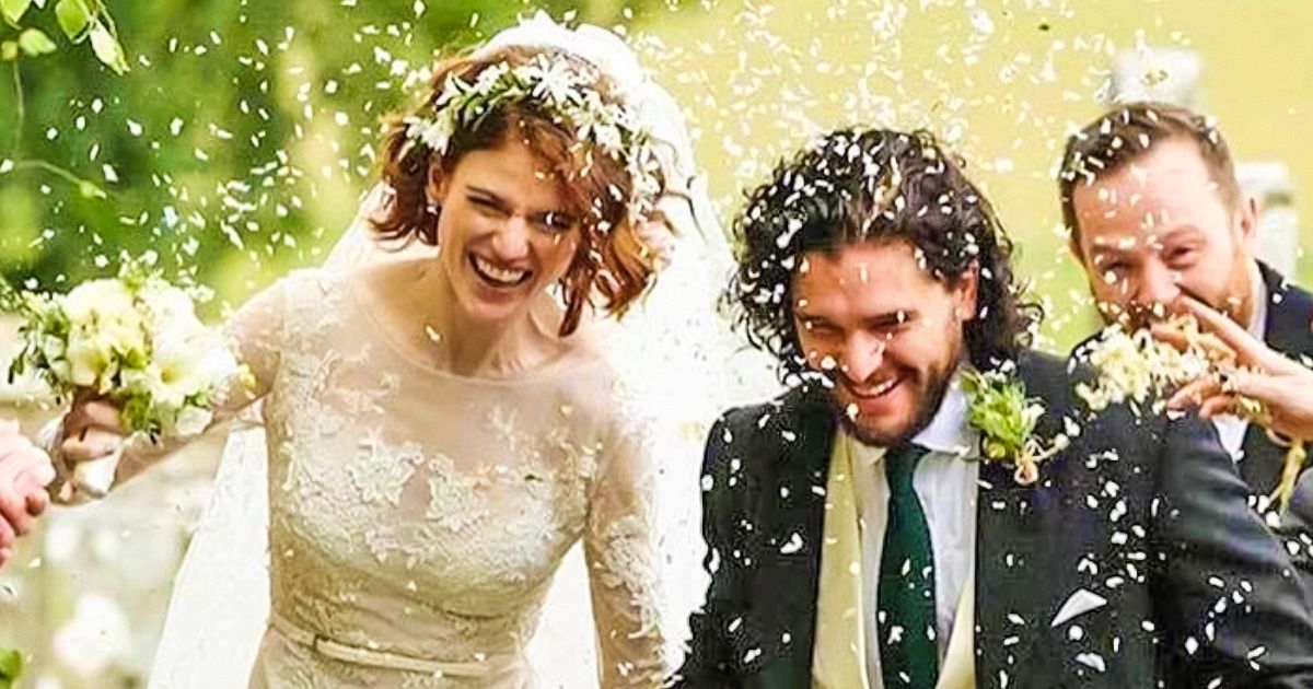 Kit Harington se casa com Rose Leslie, com quem teve um affair em “Game of Thrones”