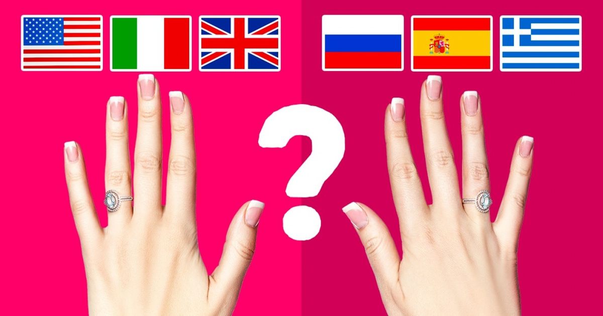 Por que uns países usam aliança na mão esquerda e, outros, na direita?