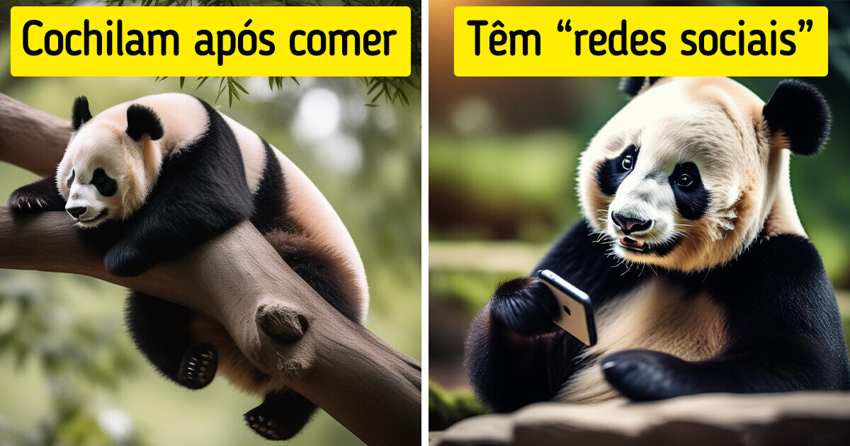 10 Comportamentos de pandas que nos levam a pensar: “Será que eu sou um panda disfarçado de humano?” 10 Comportamentos de pandas que nos levam a pensar: “Será que eu sou um panda disfarçado de humano?”