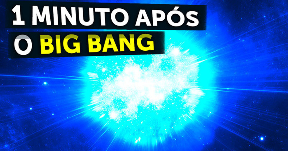 Como ficou o universo apenas 1 minuto após o Big Bang Como ficou o universo apenas 1 minuto após o Big Bang