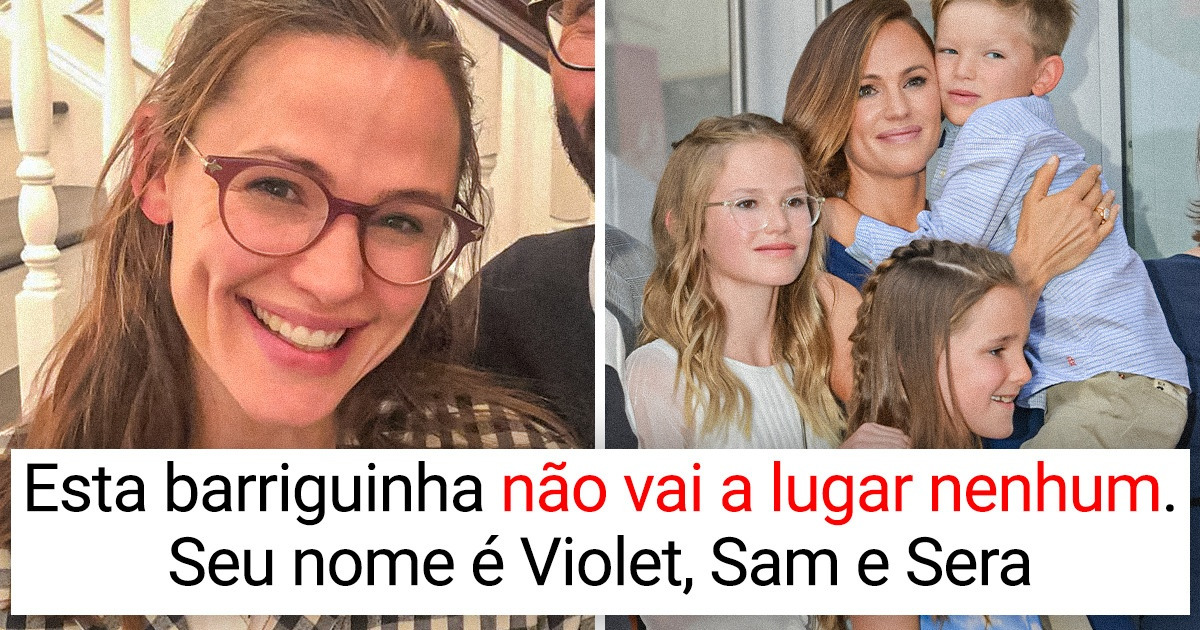 Jennifer Garner sabe que seu corpo não voltará a ser o mesmo depois de ter filhos e se sente bem assim