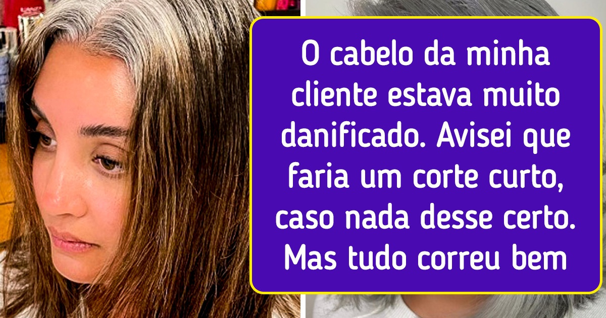 20 Mulheres que confiaram no cabeleireiro e agora exibem seu cabelo grisalho com orgulho 20 Mulheres que confiaram no cabeleireiro e agora exibem seu cabelo grisalho com orgulho