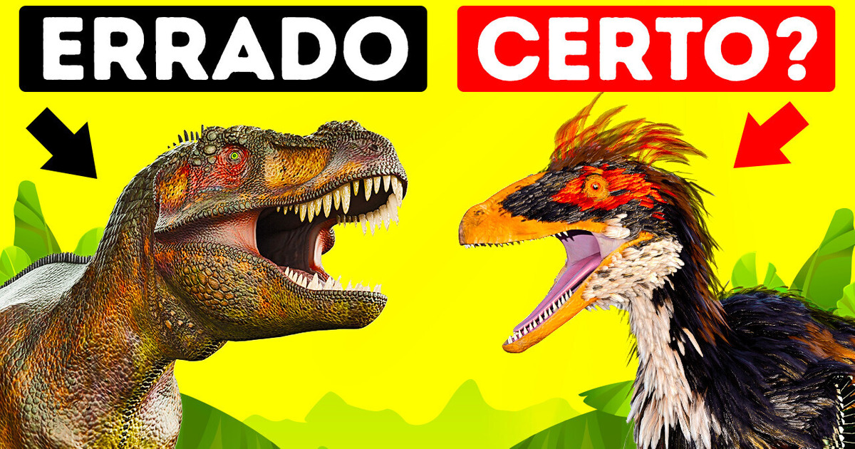 Como eram os dinossauros na realidade, a maioria das pessoas ainda não sabe