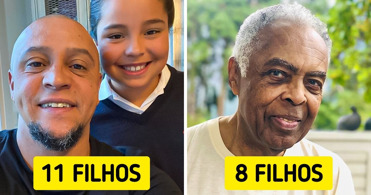 10 Estrelas nacionais que se encantaram pela paternidade e tiveram muitos filhos 10 Estrelas nacionais que se encantaram pela paternidade e tiveram muitos filhos