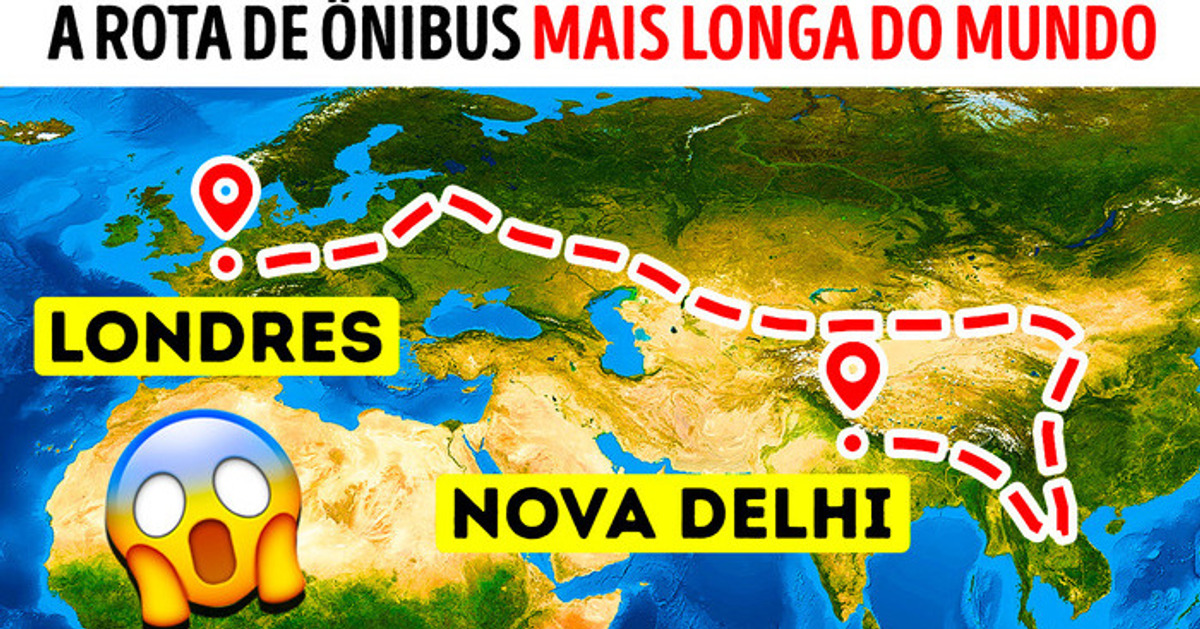 Um ônibus que leva você da Índia para Londres em 70 dias Um ônibus que leva você da Índia para Londres em 70 dias