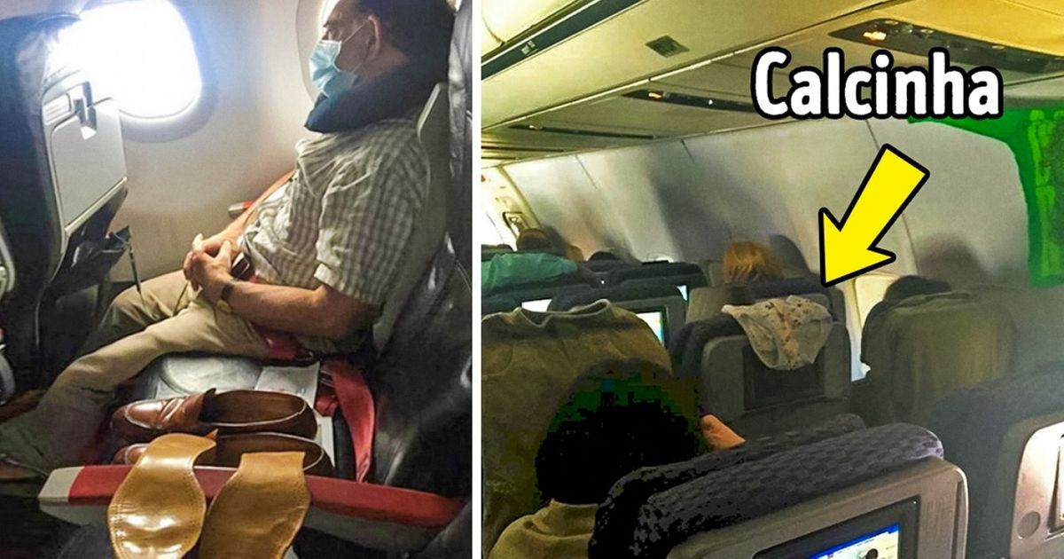 Provas de que em um avião tudo pode acontecer