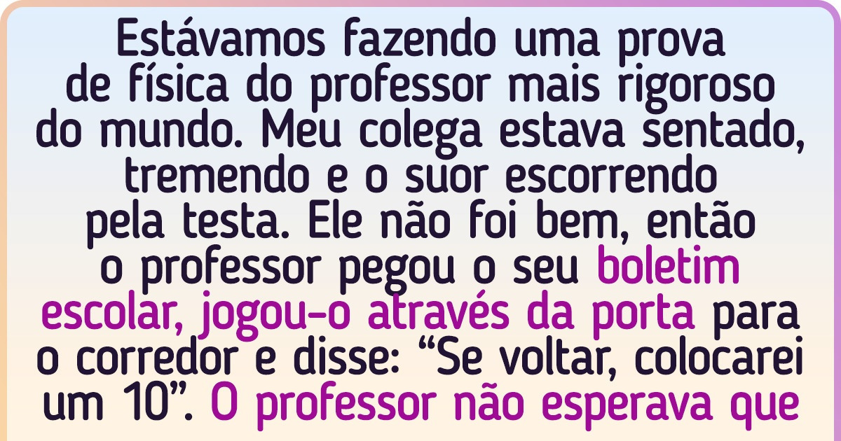 19 Internautas compartilharam as situações mais inusitadas que já presenciaram durante uma prova