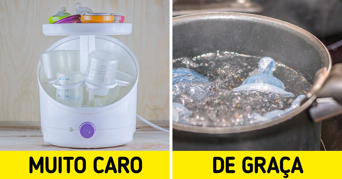 10 Coisas para bebês nas quais você não deveria gastar nem um centavo