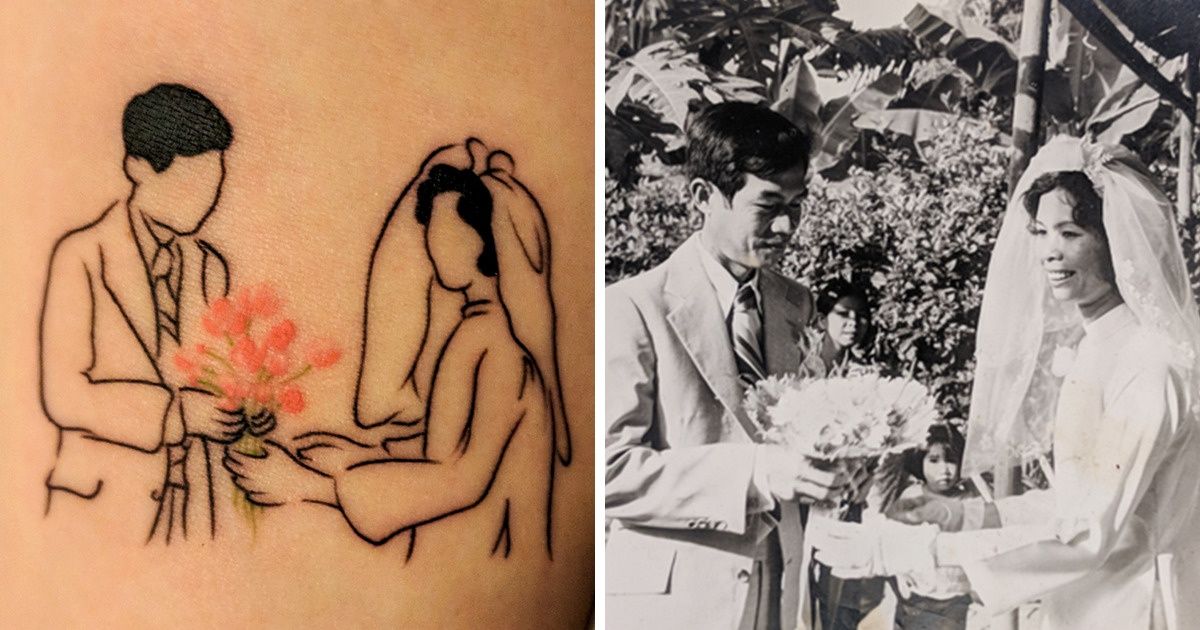19 Tatuagens incríveis que escondem belas histórias