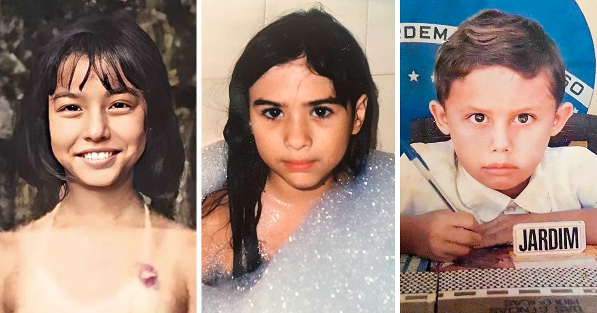 10 Famosos que mostravam que estavam destinados ao mundo do espetáculo desde crianças