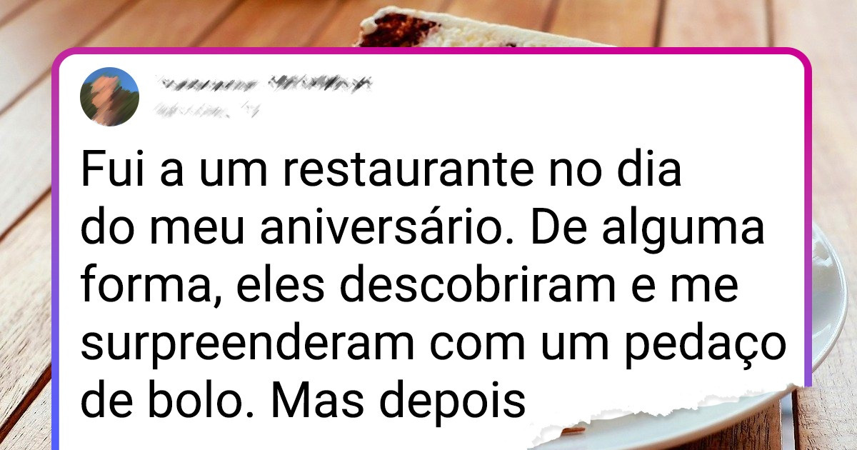 20 Pessoas que prometeram nunca mais voltar ao seu restaurante favorito 20 Pessoas que prometeram nunca mais voltar ao seu restaurante favorito