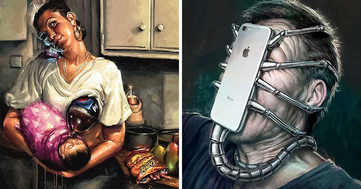 18 Ilustrações que mostram como a tecnologia transforma nossas vidas 18 Ilustrações que mostram como a tecnologia transforma nossas vidas