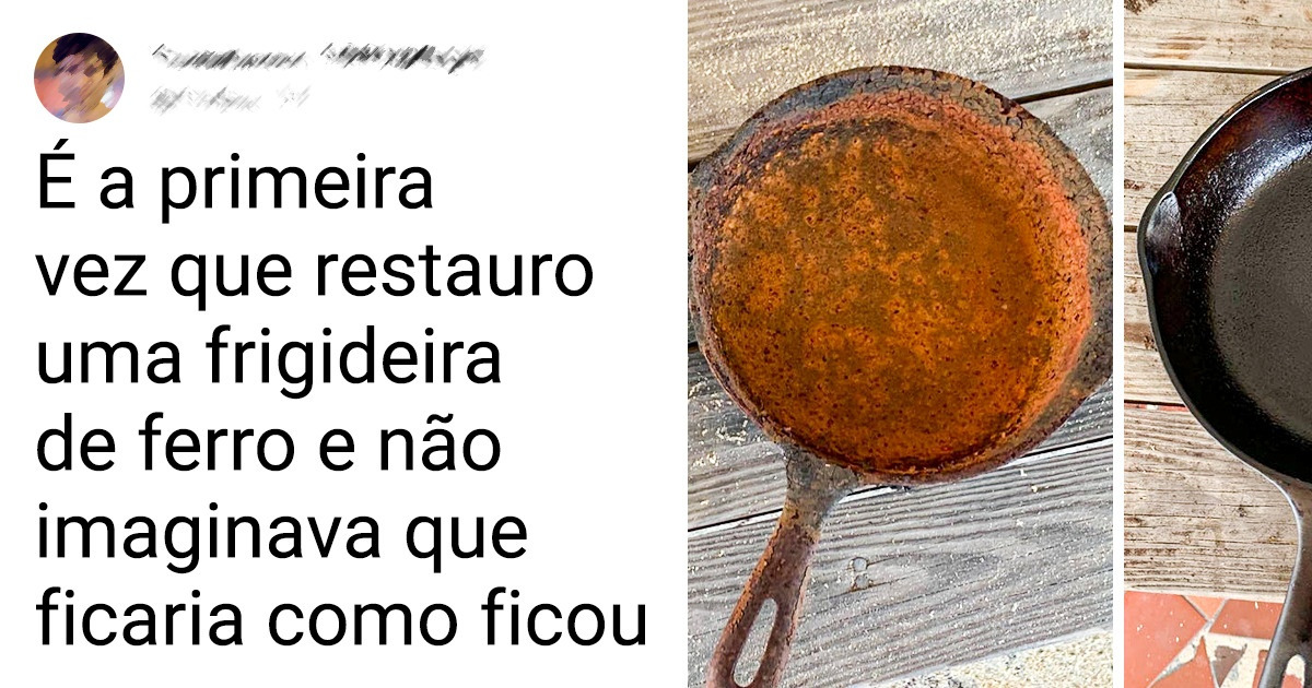 20+ Objetos que foram restaurados por internautas e voltaram à glória