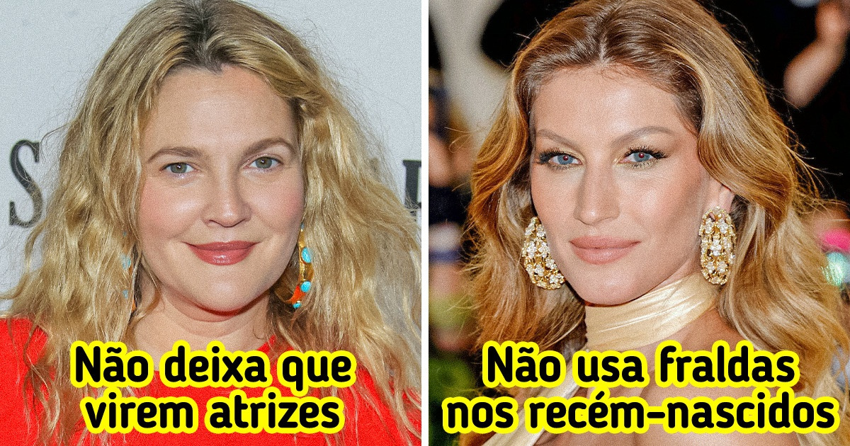 10 Regras curiosas que celebridades aplicam com os filhos 10 Regras curiosas que celebridades aplicam com os filhos