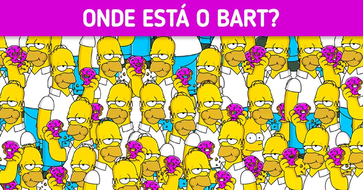 Encontre os 15 personagens de “Os Simpsons” infiltrados nas imagens Encontre os 15 personagens de “Os Simpsons” infiltrados nas imagens