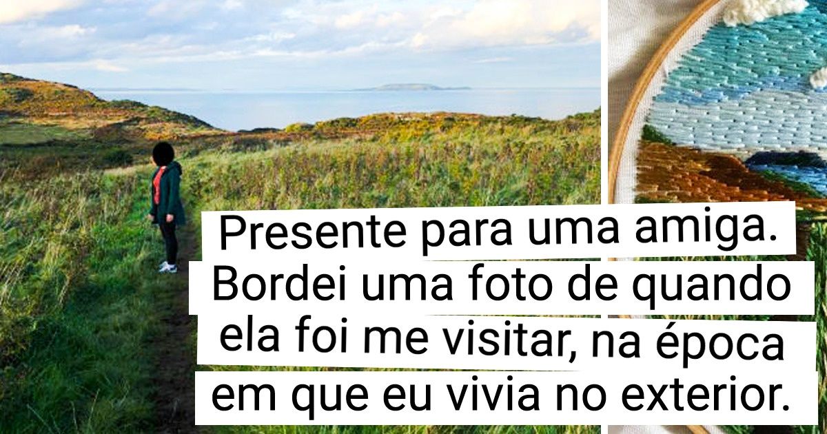 20 Artistas do bordado compartilham na Internet alguns dos seus belos trabalhos