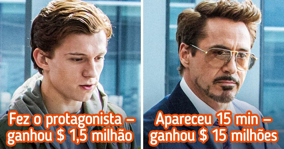 10 Vezes em que atores renomados ganharam um cachê muito maior do que seus colegas — mesmo atuando em segundo plano 10 Vezes em que atores renomados ganharam um cachê muito maior do que seus colegas — mesmo atuando em segundo plano