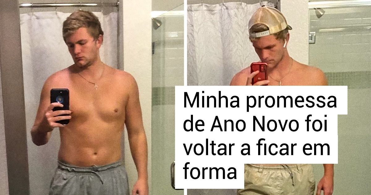 20+ Internautas compartilharam suas promessas de Ano Novo (que nem sempre se cumpriram)