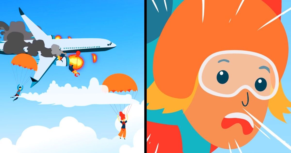 Por que os aviões comerciais não têm paraquedas