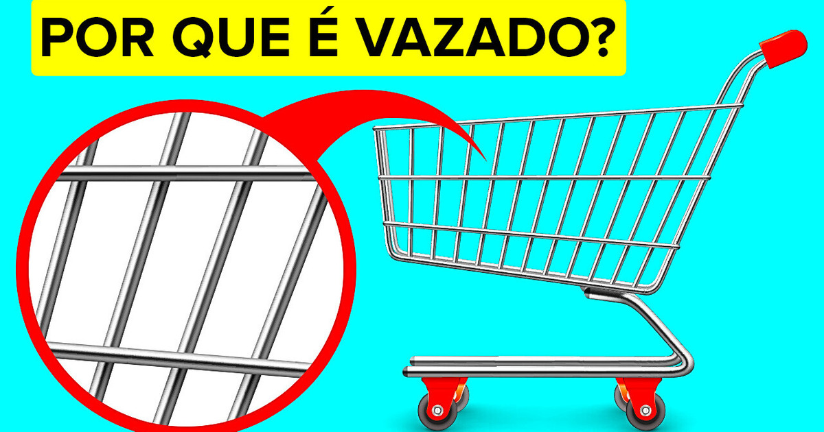 Por que os carrinhos de compras são vazados e + 15 coisas que você nunca pensou