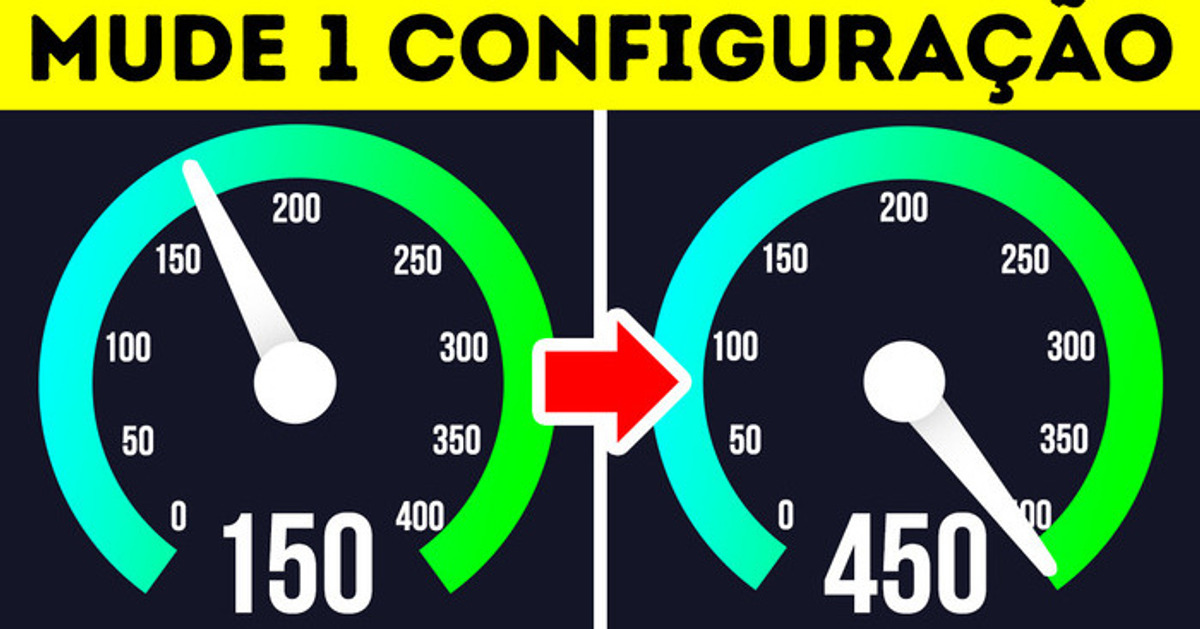 Aumente a velocidade da sua internet em um piscar de olhos