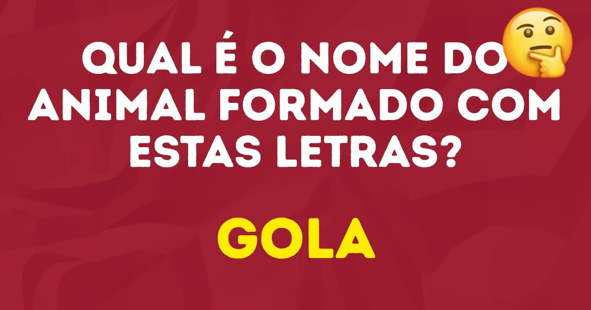 Teste: Avalie a agilidade do seu cérebro e descubra os nomes dos animais ocultos em cada palavra