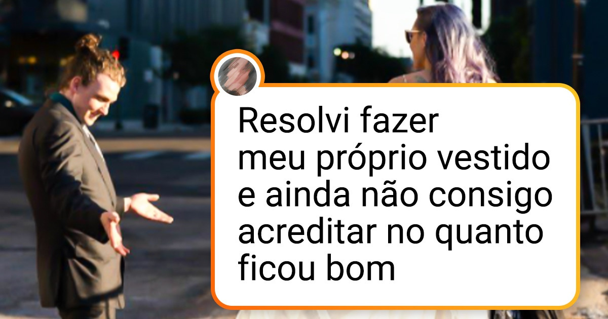 10+ Mulheres que tornaram os casamentos ainda mais especiais ao criarem seus próprios vestidos
