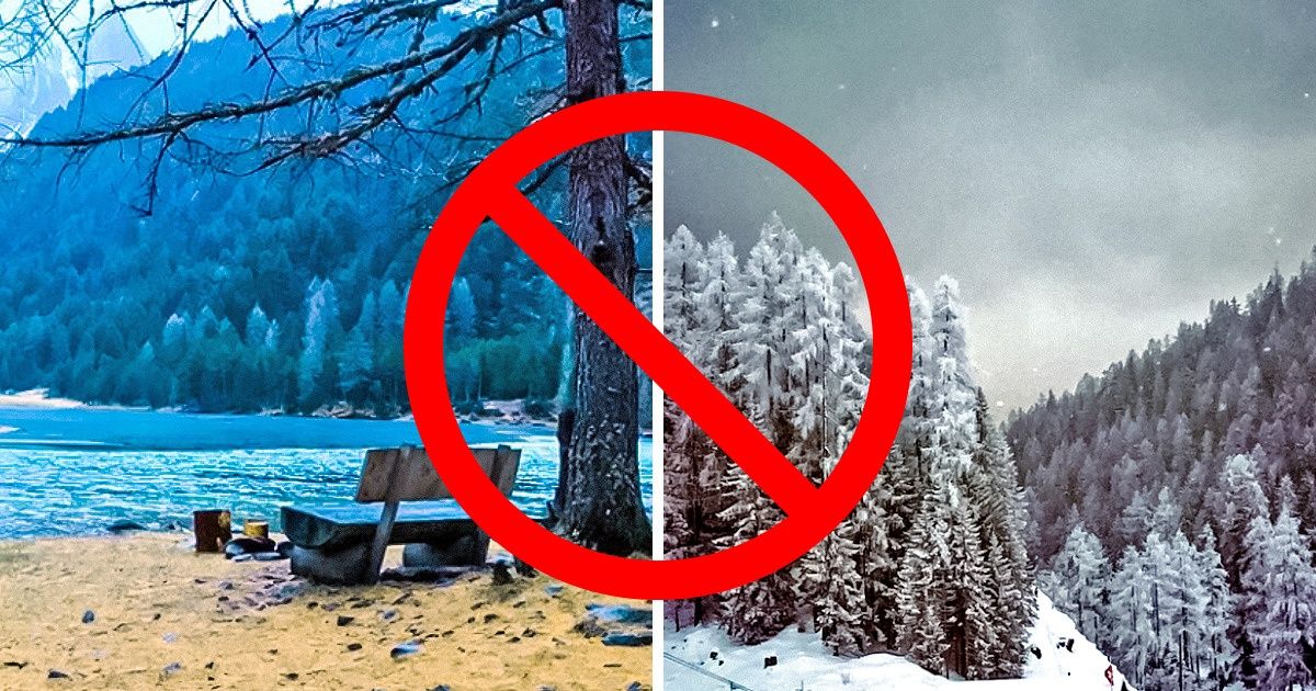 Uma cidade nos Alpes onde é proibido tirar fotos