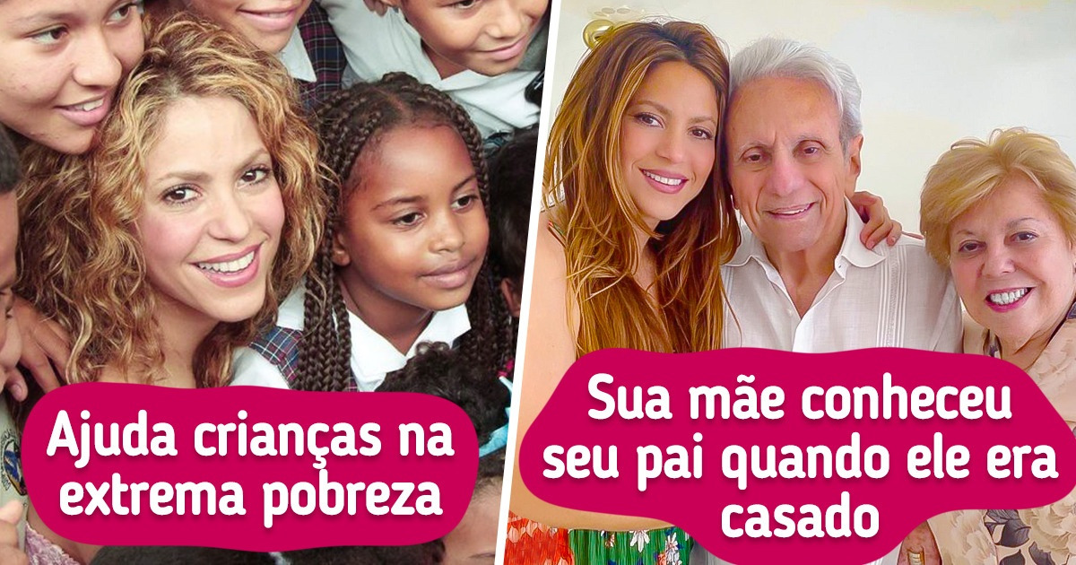 10 Fatos sobre Shakira que provam como uma celebridade também possui uma vida comum