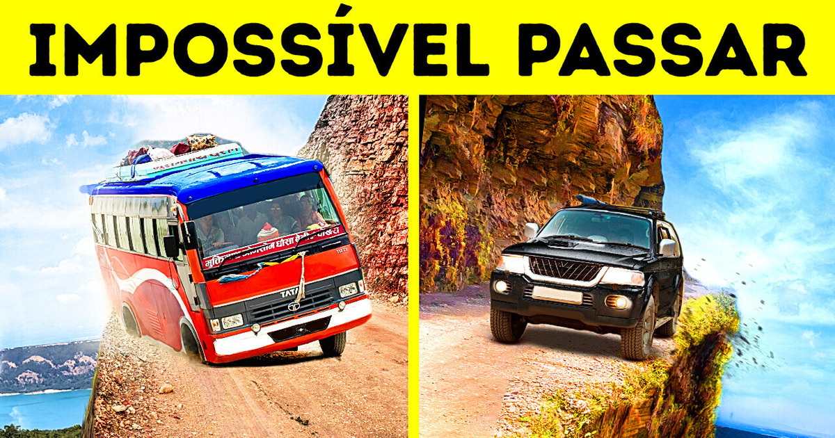 Evite estas estradas se você não é um motorista habilidoso