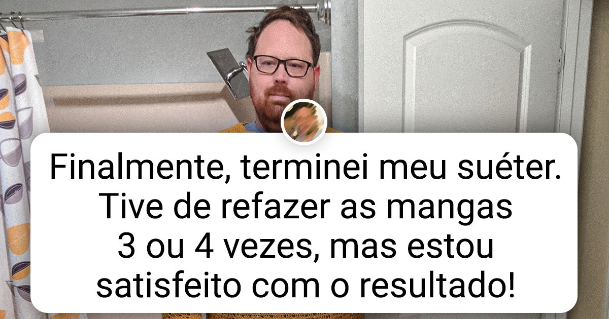 19 Homens que são feras na arte de tricotar