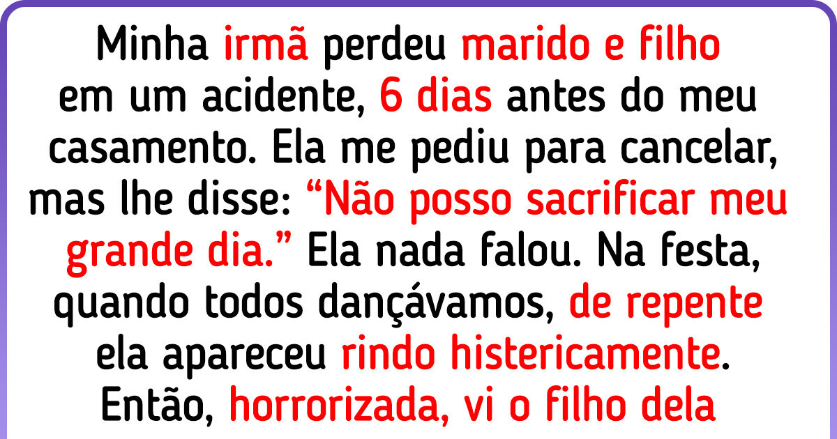 Não permiti que uma tragédia familiar arruinasse o dia do meu casamento Não permiti que uma tragédia familiar arruinasse o dia do meu casamento