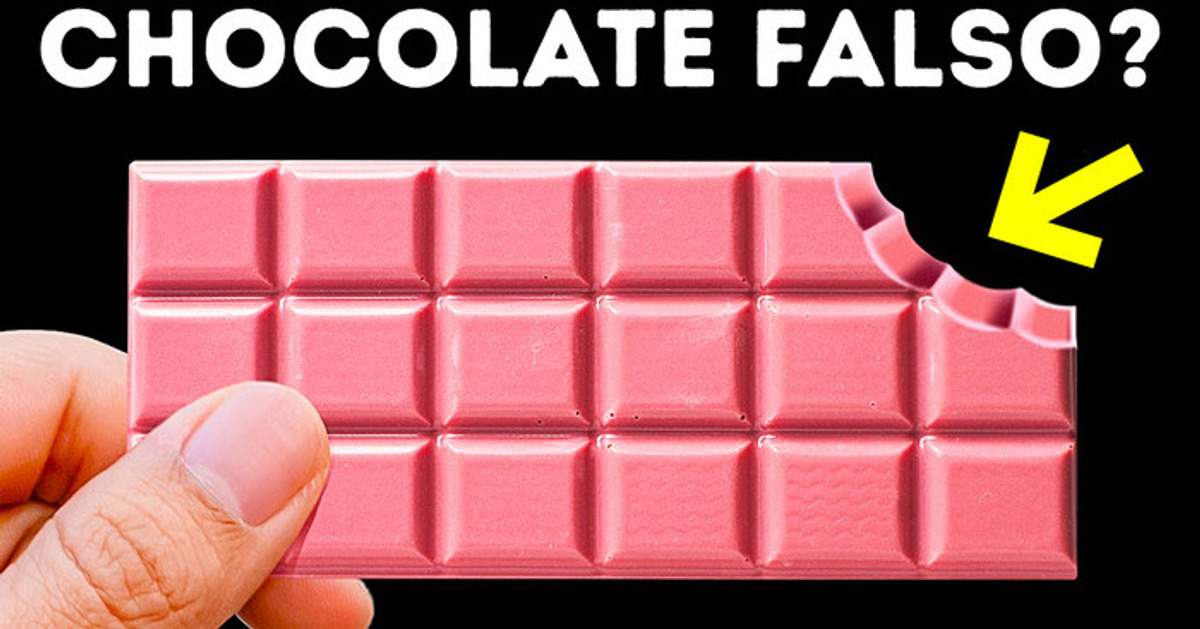 Chocolate rosa não é chocolate de verdade e posso provar Chocolate rosa não é chocolate de verdade e posso provar