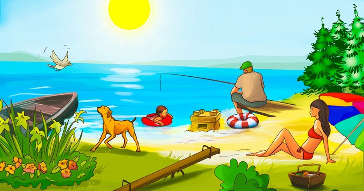 Qual é a primeira coisa que você vê nesta imagem?